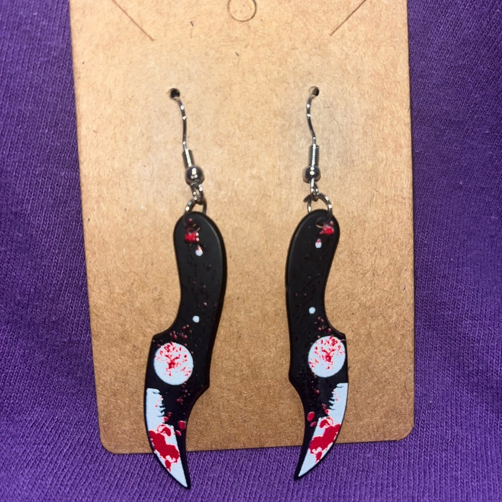 Murder weapon earrings